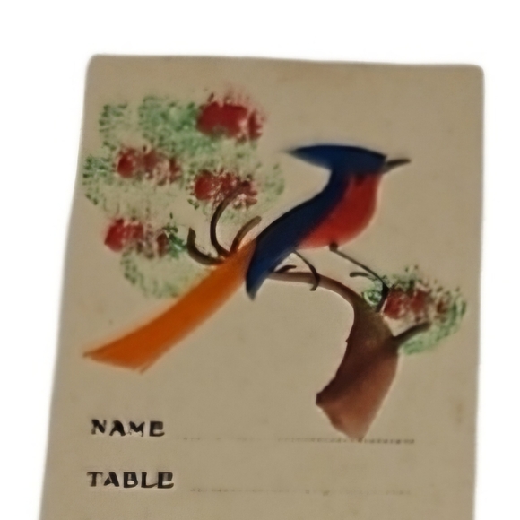 💛 Vintage Bird-Themed Bridge Tally Scorecards - Picture 2 of 6